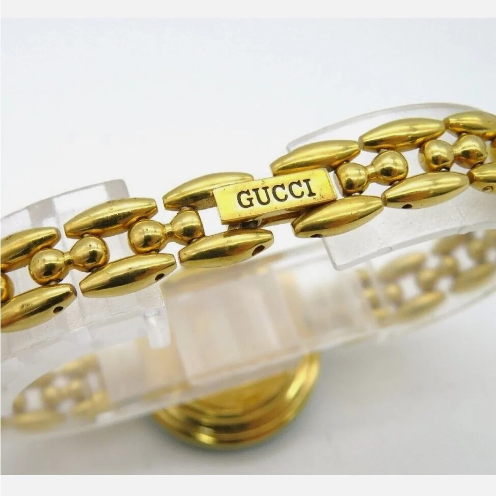 Gucci 14k Gold Plated Statement Watch